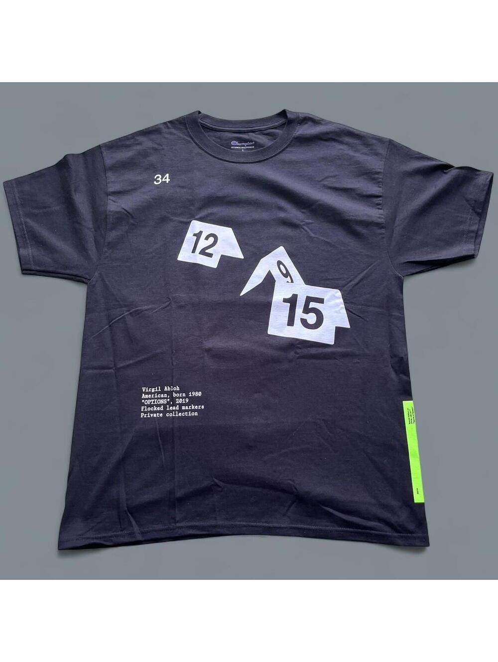 2019 Virgil Abloh ICA 'Figures Of Speech' Options T-Shirt L